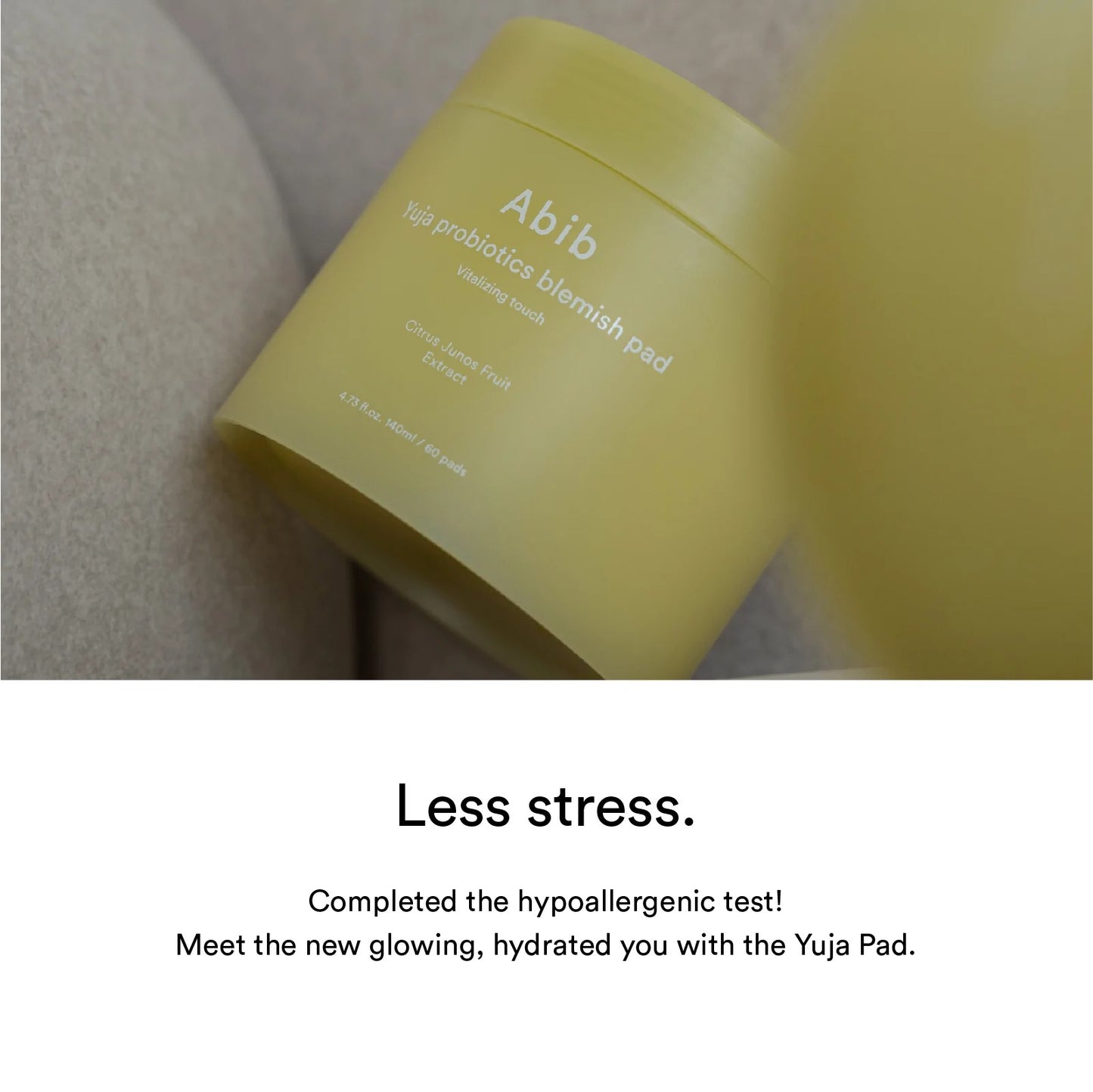 [Abib] Yuja probiotics blemish pad Vitalizing touch - 140ml. 60 pads